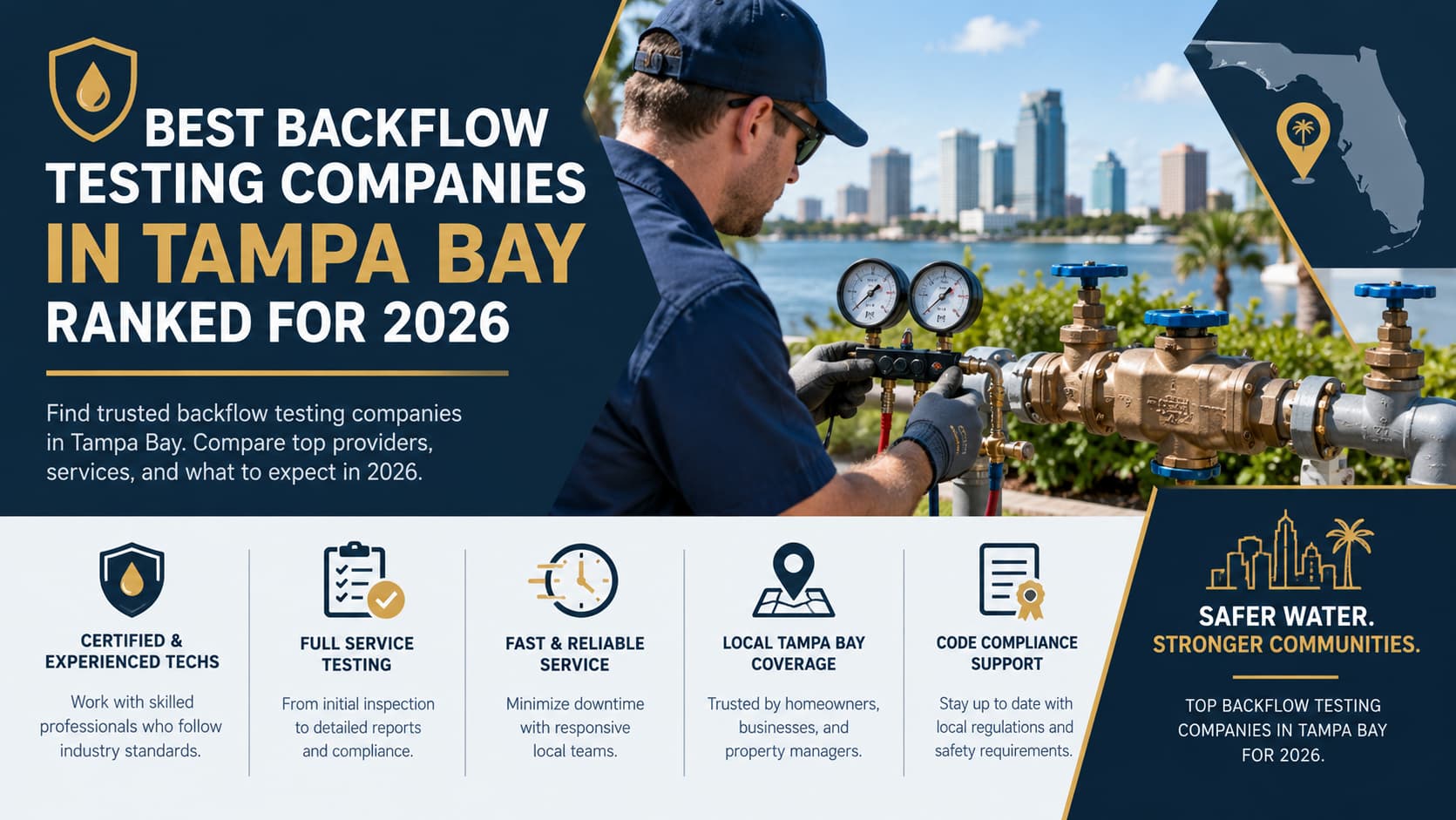 Best Backflow Testing Companies in Tampa Bay Ranked for 2026