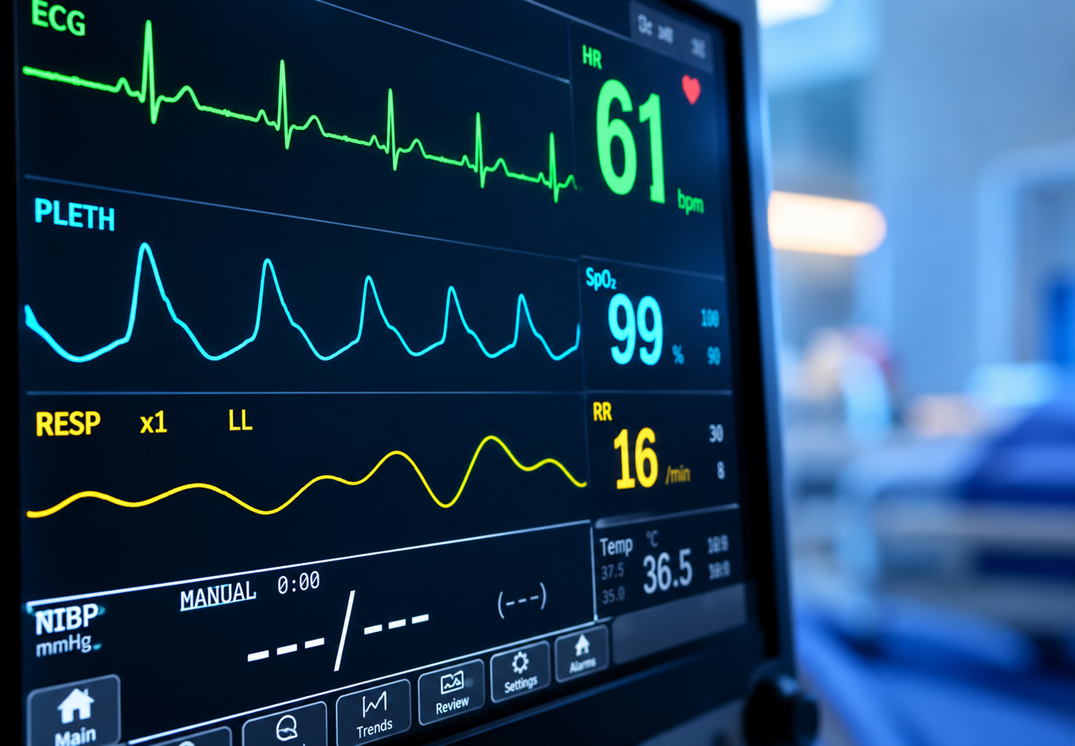 Clinical ECG and patient monitoring equipment