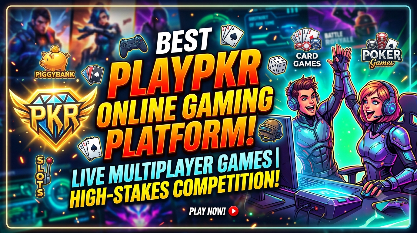 PLAYPKR App running on Mobile displaying games interface