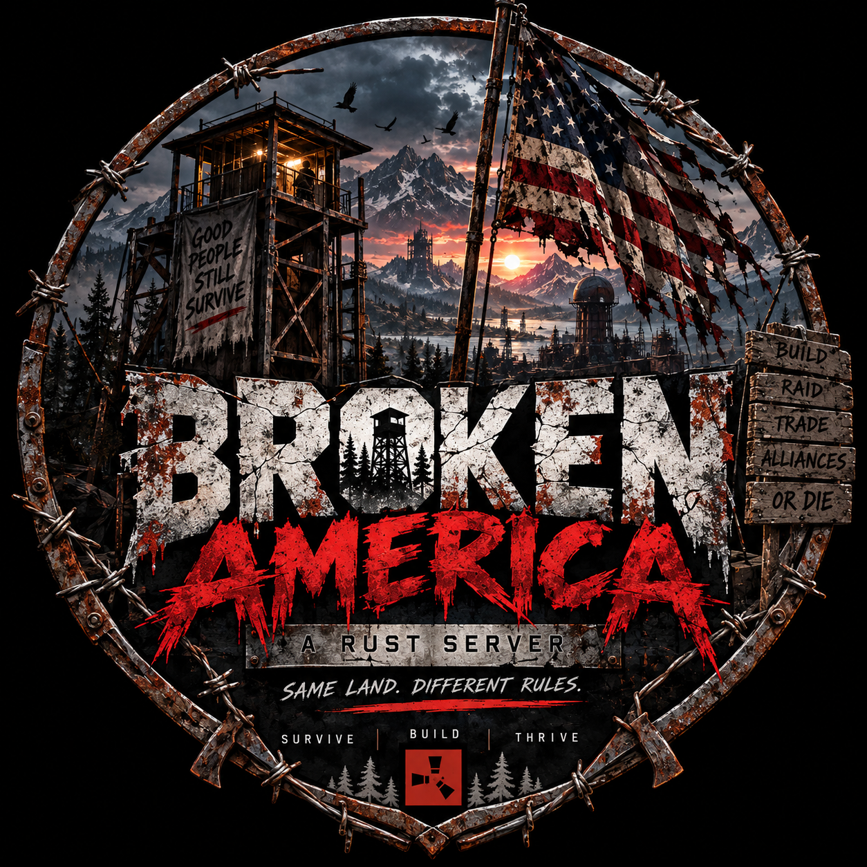 Broken America / Boosted Loot / Fresh Wipe logo