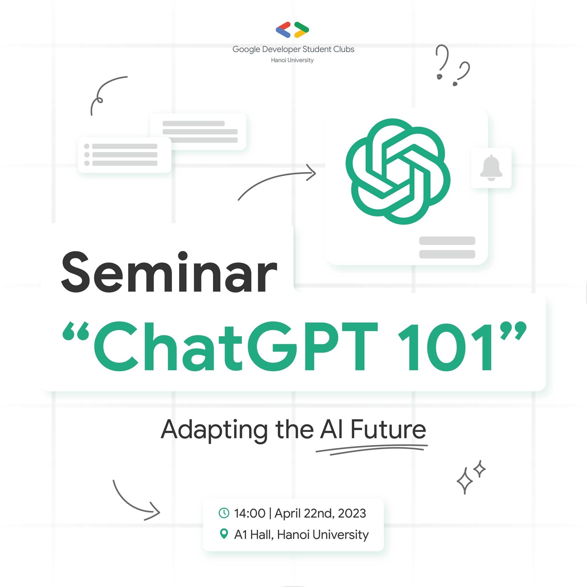 Seminar "ChatGPT 101" - Adapting the AI Future